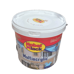 Ακρυλικό τσιμεντόχρωμα λευκό <br> 750ml, 3lt, 9lt